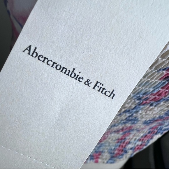 NWT Abercrombie & Fitch Puff Sleeve Sweetheart Neckline Corset Top Size M - Picture 10 of 14